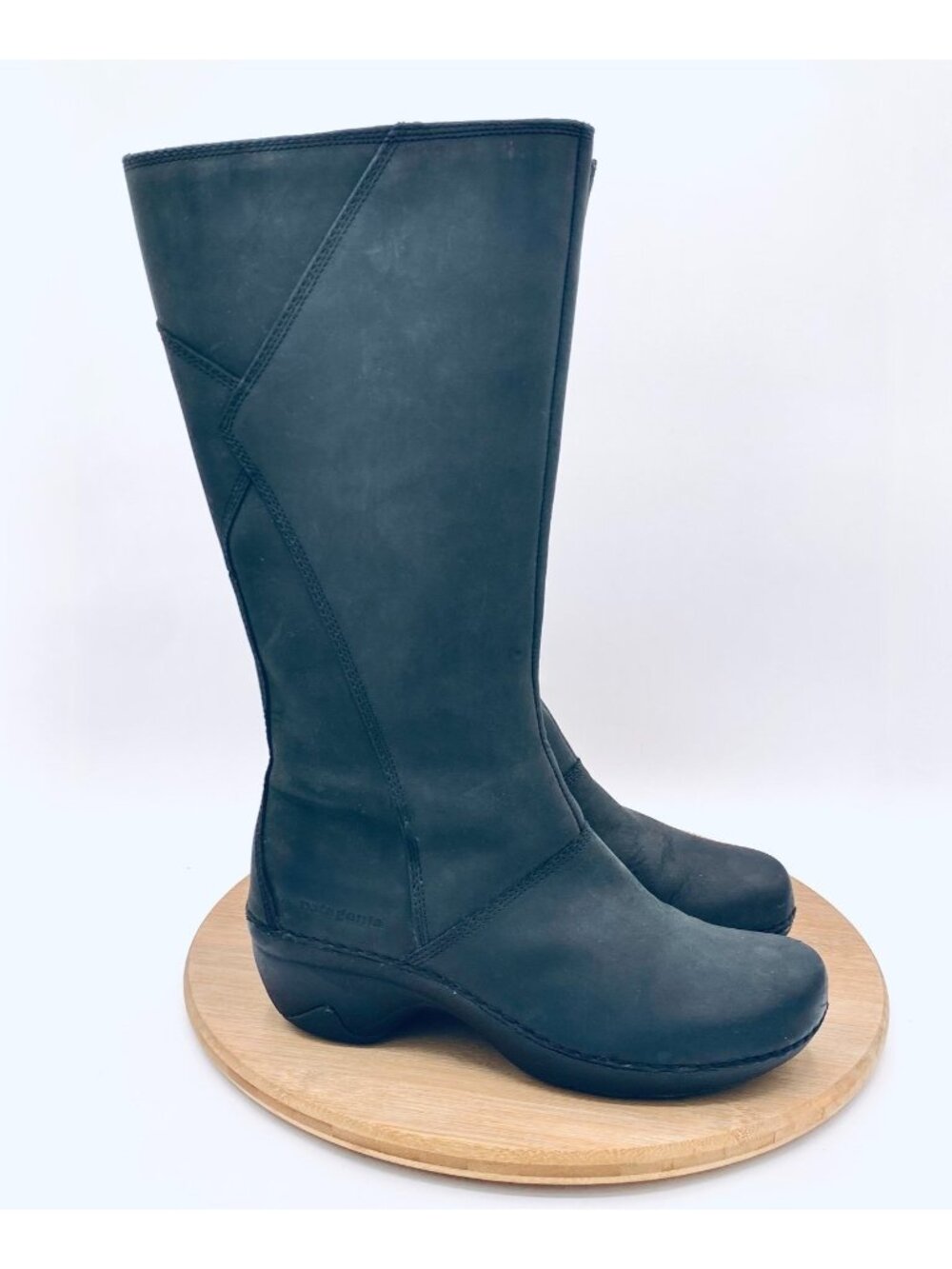 Patagonia Boots Womens 8 Gray Leather Thatcher Waterproof Outdoor Hiking